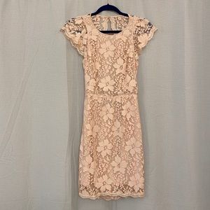 light pink BCBG dress